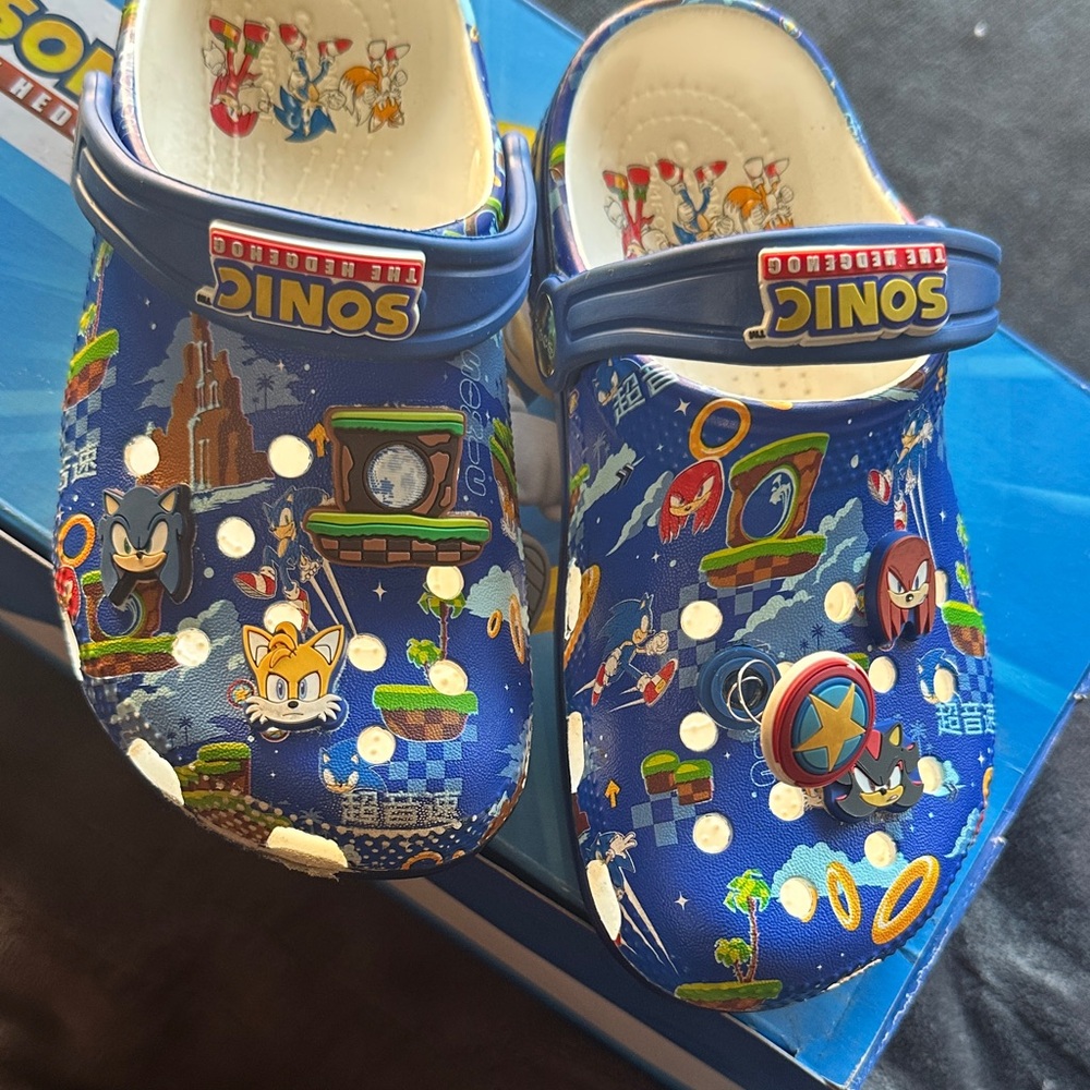 CROCS Kids Blue Sonic Shoes